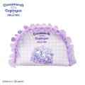 Japan Sanrio Frill Pouch - Cinnamoroll & Cogimyun : Dolly Mix Purple - 1