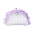 Japan Sanrio Frill Pouch - Cinnamoroll & Cogimyun : Dolly Mix Purple - 2