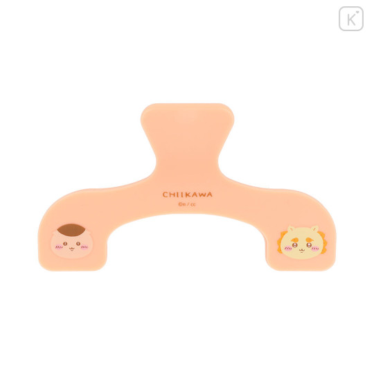 Japan Chiikawa Ukanmuri Book Clip - Kurimanju & Shisa : Orange - 2