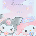Japan Sanrio 12 Color Colored Pencils with Case - Kuromi & My Melody - 4