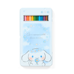 Japan Sanrio 12 Color Colored Pencils with Case - Cinnamoroll