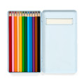 Japan Sanrio 12 Color Colored Pencils with Case - Cinnamoroll - 3