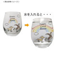 Japan Curious George Swaying Glass Tumbler - Rainbow 3D Drawing - 2