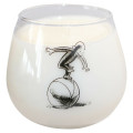 Japan Curious George Swaying Glass Tumbler - Basket Ball - 1