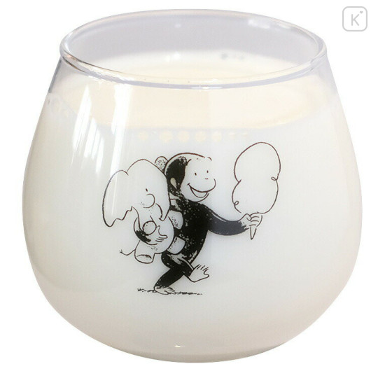 Japan Curious George Swaying Glass Tumbler - Elephant - 1