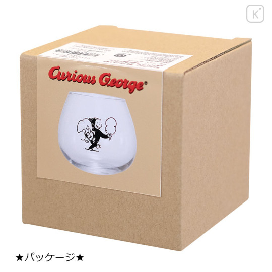 Japan Curious George Swaying Glass Tumbler - Elephant - 3
