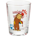 Japan Curious George Mini Glass Tumbler - Painting Red - 1
