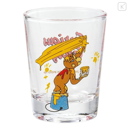 Japan Curious George Mini Glass Tumbler - Painting Yellow - 1