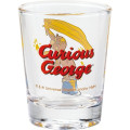 Japan Curious George Mini Glass Tumbler - Painting Yellow - 2