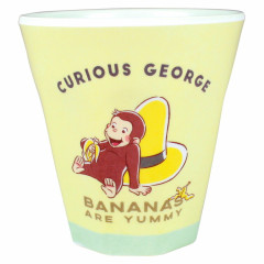 Japan Curious George Melamine Tumbler - Bananas Are Yummy