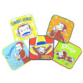 Japan Curious George Petit Towel Handkerchief Set - Happy Monkey - 1