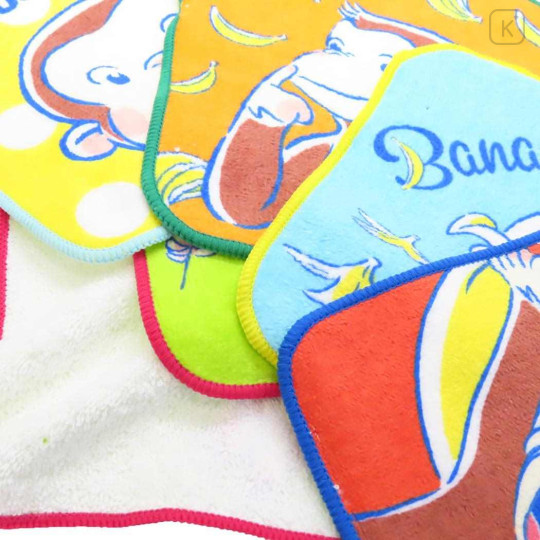 Japan Curious George Petit Towel Handkerchief Set - Happy Monkey - 2