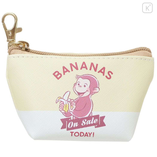 Japan Curious George Triangular Mini Pouch - Banana On Sale - 1