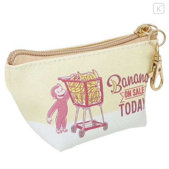 Japan Curious George Triangular Mini Pouch - Banana On Sale - 2