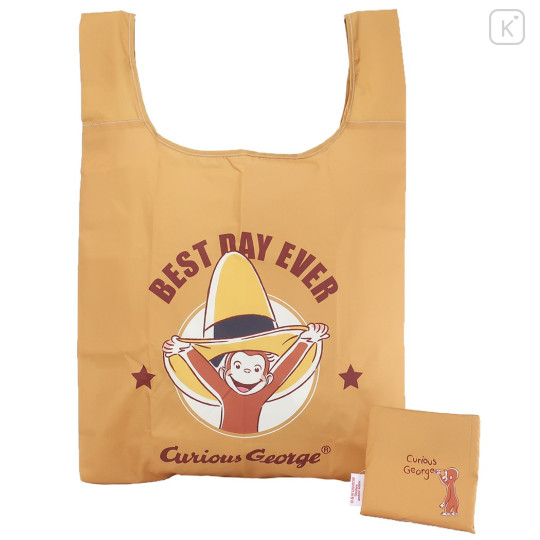 Japan Curious George Eco Bag - Best Day Ever Caramel - 1
