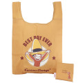 Japan Curious George Eco Bag - Best Day Ever Caramel - 1