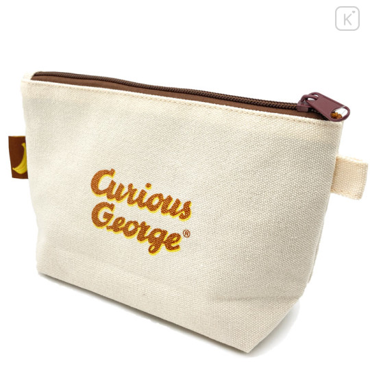 Japan Curious George Boat-Shaped Pouch - Yellow Big Hat Duck - 2