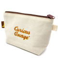 Japan Curious George Boat-Shaped Pouch - Yellow Big Hat Duck - 2