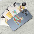 Japan Curious George Vinyl Sticker - Pancake Yellow - 2