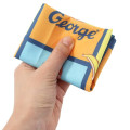 Japan Curious George Handkerchief - Happy Monkey Navy Orange - 3