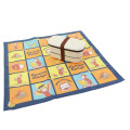 Japan Curious George Bento Lunch Cloth - Happy Monkey Navy Orange Napkin - 3