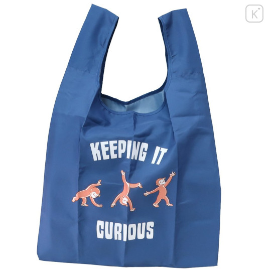 Japan Curious George Eco Bag - Keeping It Navy - 1