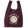 Japan Curious George Eco Bag - Best Day Ever Deep Red - 1
