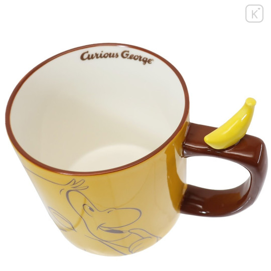 Japan Curious George Porcelain Mug - Yellow Banana - 3