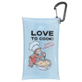 Japan Curious George Clear Multi Case (S) - Love To Cook Blue - 1