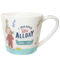 Japan Curious George Ceramic Mug - Wanna Play All Day Mint - 1
