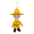 Japan Curious George Mascot Holder - Yellow Big Hat - 1