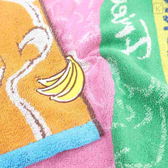 Japan Curious George Jacquard Face Towel - Love Banana Dog - 2