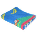 Japan Curious George Jacquard Face Towel - Blue Sky - 3