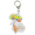 Japan Curious George Acrylic Keychain - Flying Balloon - 1