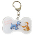 Japan Curious George Acrylic Keychain - Sharing Banana - 1