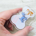 Japan Curious George Acrylic Keychain - Sharing Banana - 2