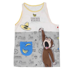 Japan Curious George Apron - Good Morning Grey