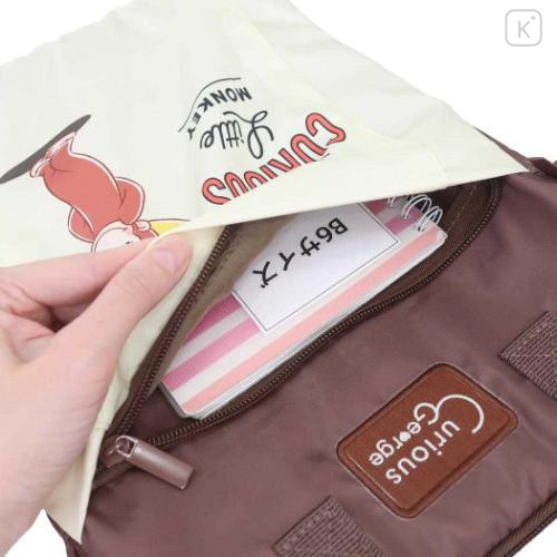 Japan Curious George 13 inch Laptop Bag Tablet Case - Brown Yellow - 4