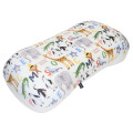 Japan Curious George Mini Relax Pillow Cushion - Yellow Big Hat White - 2