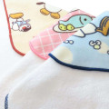 Japan Pingu Mini Towel Handkerchief - Bon Appetit Light Blue - 2