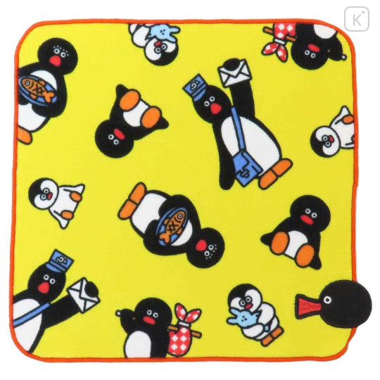 Japan Pingu × Seiji Matsumoto Mini Towel Handkerchief - Yellow - 1