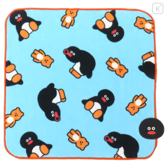 Japan Pingu × Seiji Matsumoto Mini Towel Handkerchief - Light Blue - 1