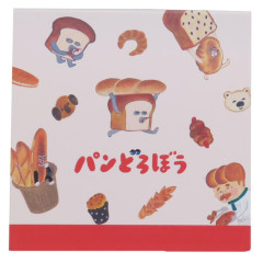 Japan Bread Thief Square Memo Pad - Pink