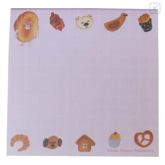 Japan Bread Thief Square Memo Pad - Pink - 3