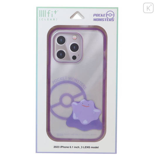 Japan Pokemon IIIIfit Clear iPhone 15 Pro Max Case - Ditto - 3