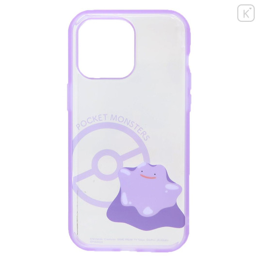 Japan Pokemon IIIIfit Clear iPhone 15 Pro Case - Ditto - 1