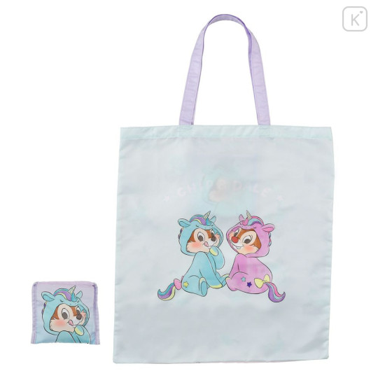 Japan Disney Store Eco Shopping Bag - Chip 'N Dale Collection Unicorn - 1