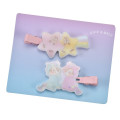 Japan Disney Store Mascot Hair Clip Set - Chip 'N Dale Collection Unicorn Star - 1