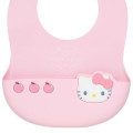 Japan Sanrio Original Silicone Bib - Hello Kitty : Sanrio Baby - 3