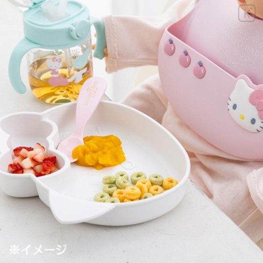 Japan Sanrio Original Silicone Bib - Hello Kitty : Sanrio Baby - 5